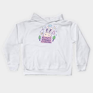 Climate Change is Real Kids Hoodie